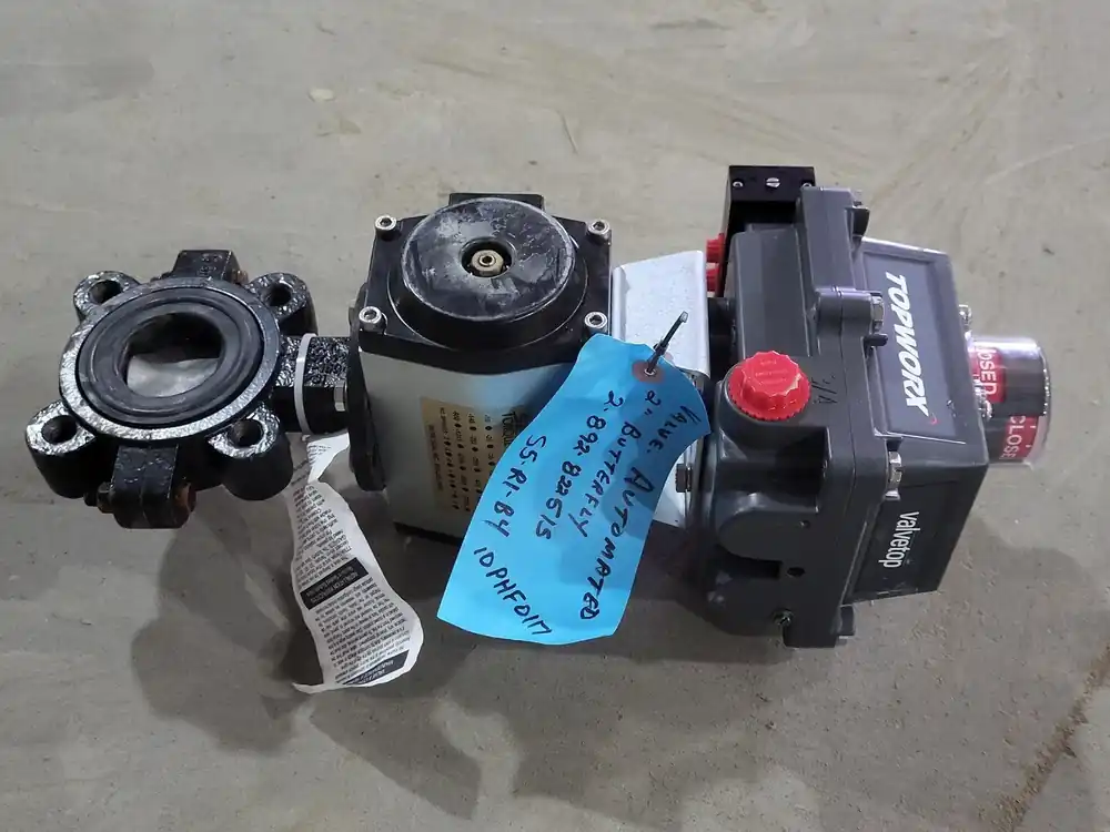 2" 150psi Butterfly Valve 2-892-822515 w/ Valve Controller DXP-M21GNEB7A21