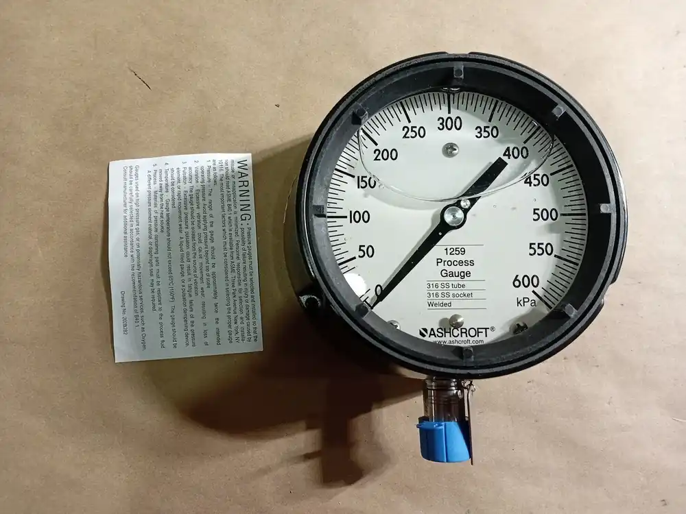 4.5", 600kPa Pressure Process Gauge 45 1259SL 04L