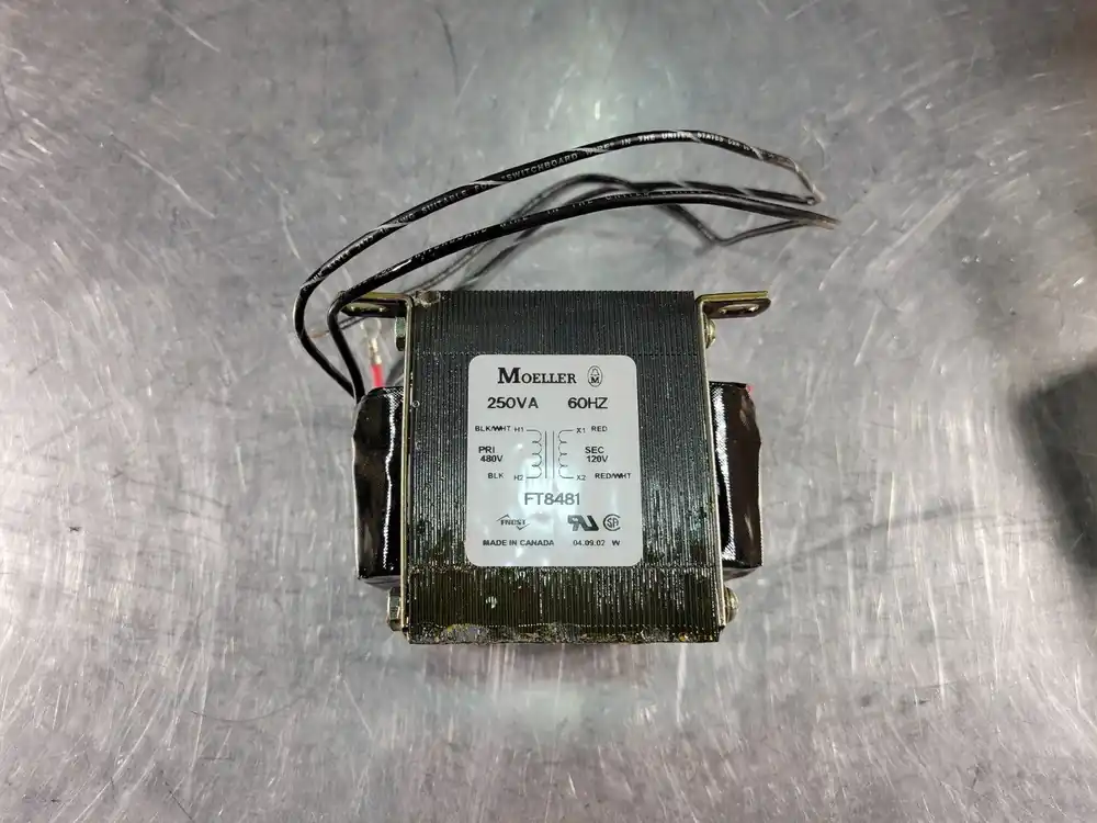 250 VA Control Transformer 480 Pri. Volts, 120 Sec. Volts, FT8481