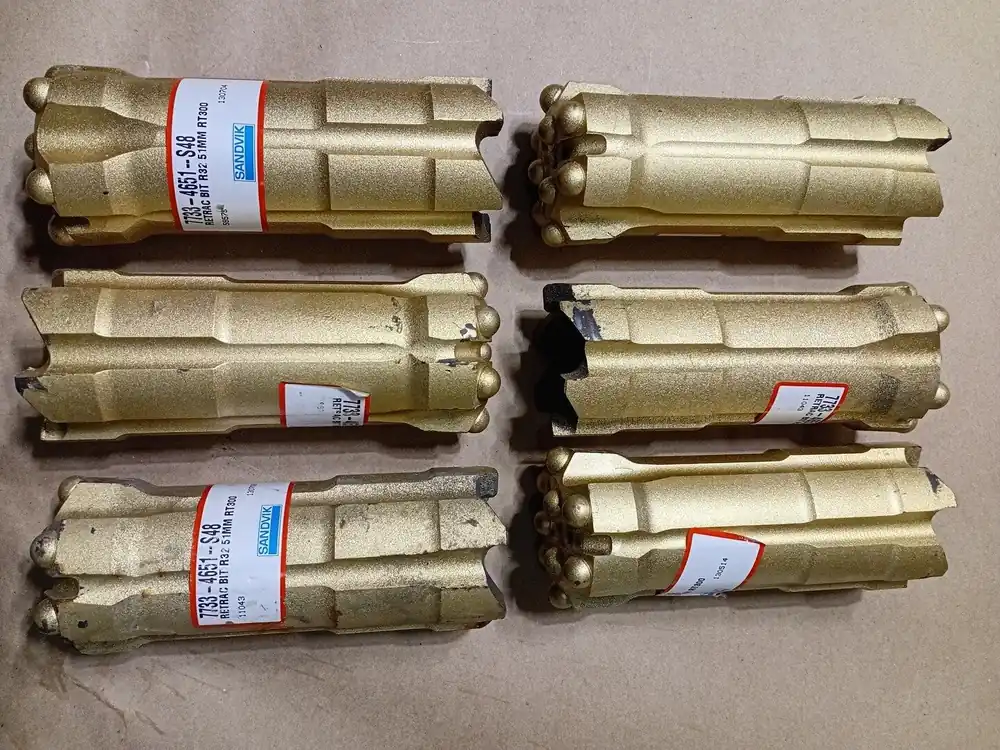 2" Rock Drill Retrac Button Bit R32 51MM RT300, 7733-4651-S48 (Lot of 6)