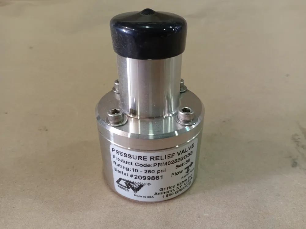 1/4" Pressure Relief Valve 250psi PRM025S2OSS