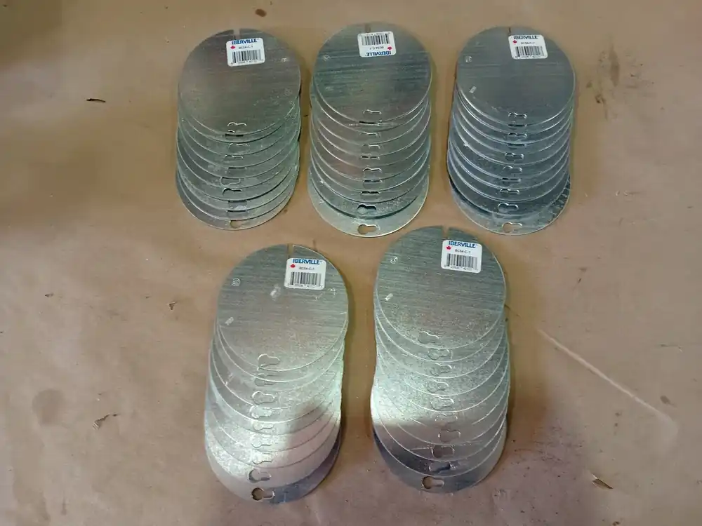 4" Blank Round Covers BC54-C-1 (Box of 50)