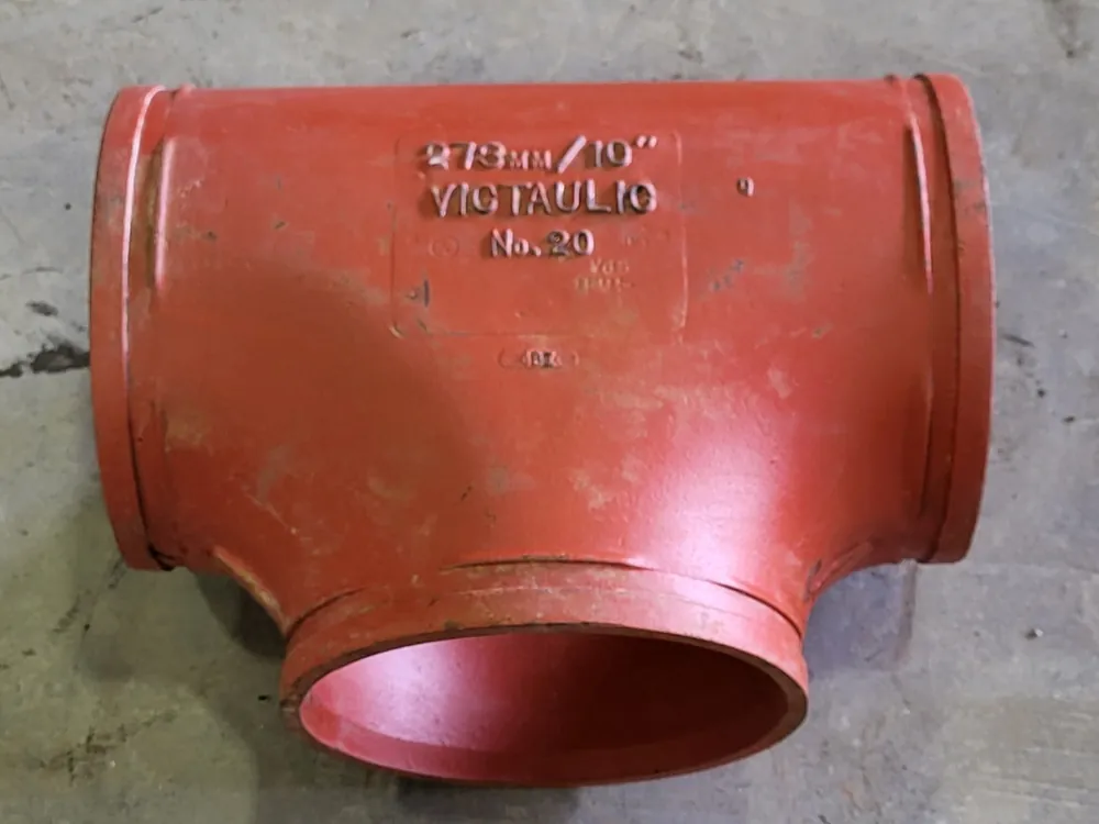 10" / 273mm Groove End Tee Fitting No.20