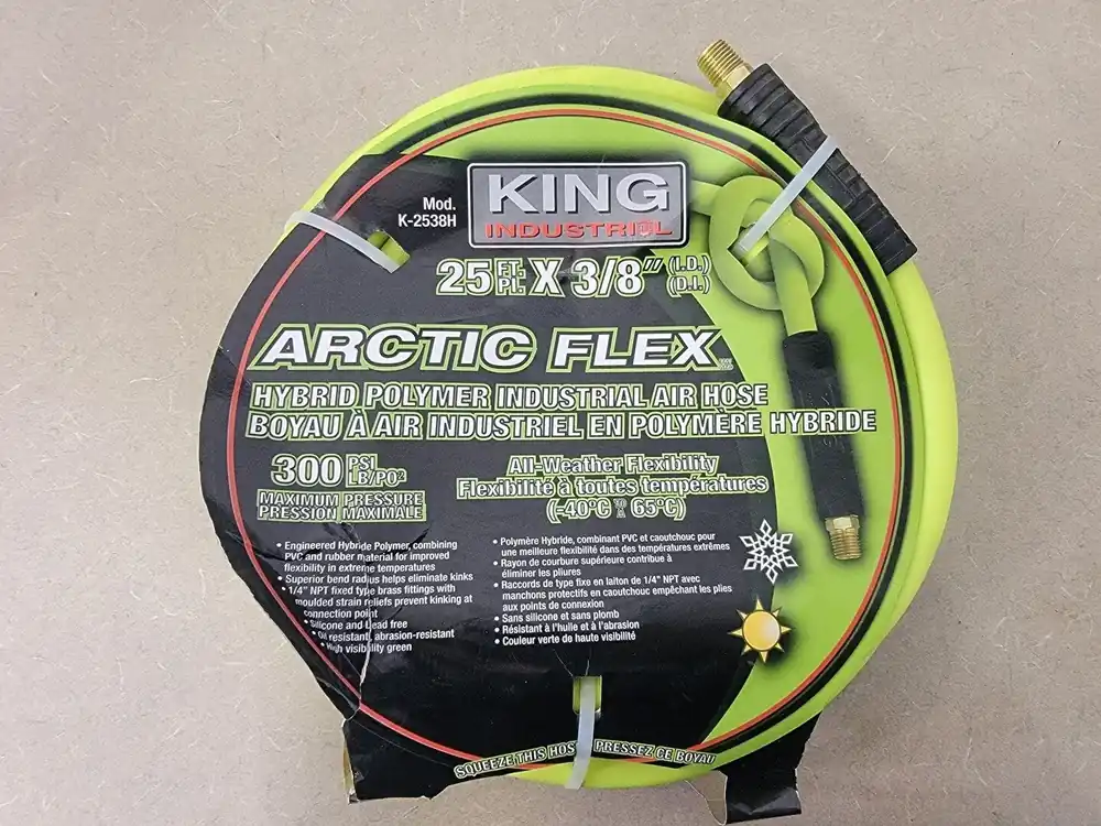 3/8" x 25‘ Hybrid Polymer Industrial Air Hose K-2538H