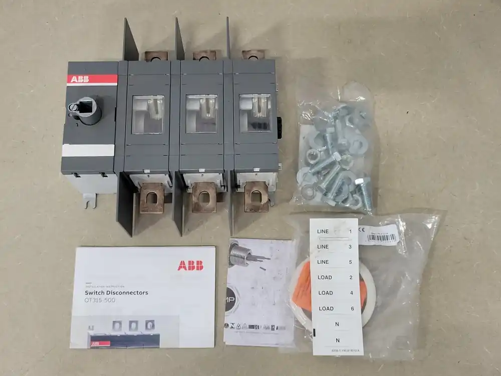 400 Amp, 3 Pole, 600 volts Non-Fused Disconnect Switch OT400U03