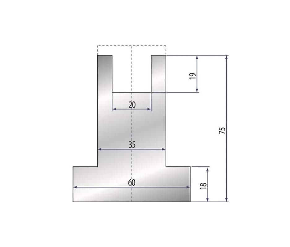 Part No. 2110 @ 415mm 24x35 Nylon Insert Holder