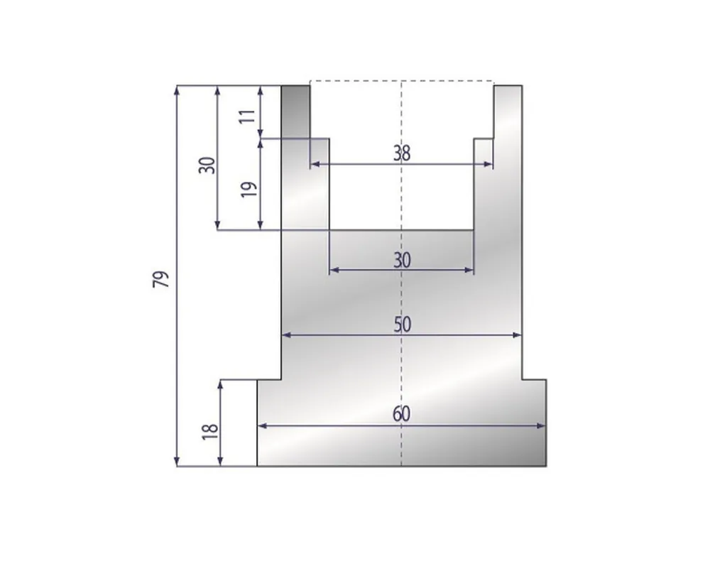 Part No. 2111 @ 415mm 31x38 Nylon Insert Holder