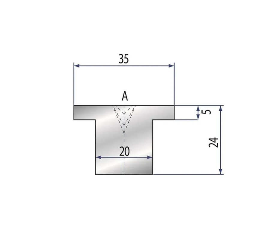 Part No. 2113 @ 415mm 24x35 Nylon Insert Holder