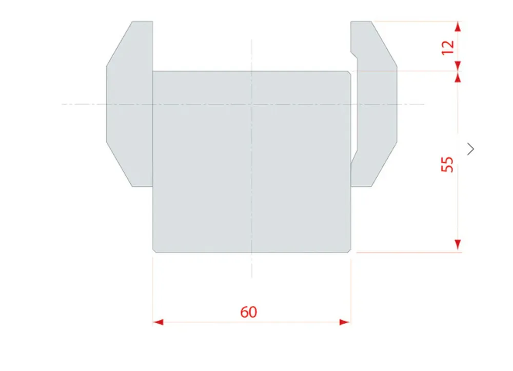 Part No. 4033 @ 835mm Filler Block + 6 Short Clamps