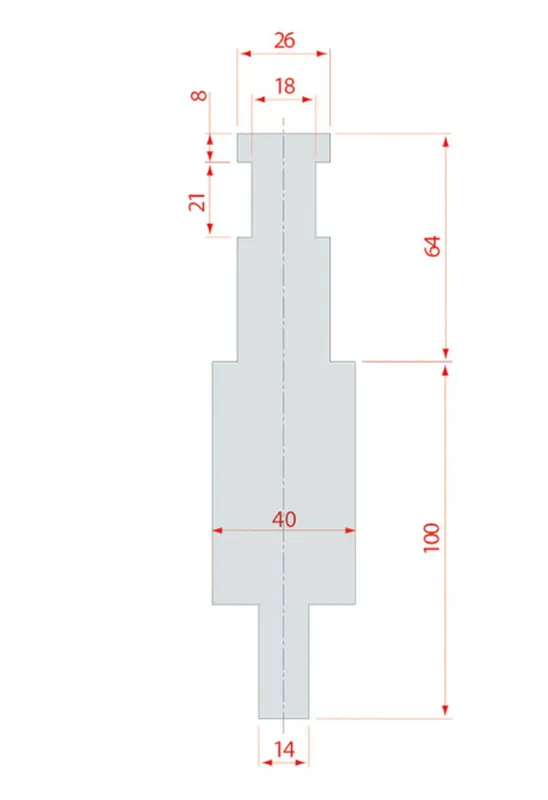 Part No. 4217 @ 150mm Upper Adapter