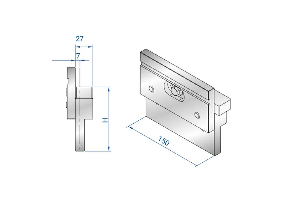 Part No. 4221 @ 150mm Adjustable Intermediate