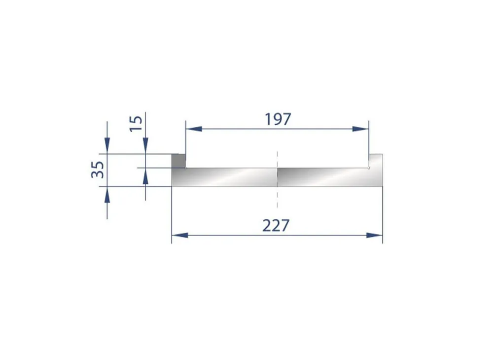 Part No. 9015 @ 1000mm Adapter for Adjustable Die Cod. 3190