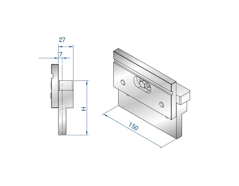 Part No. 4222 @ 150mm Adjustable Intermediate
