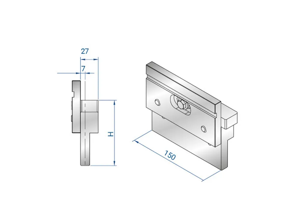 Part No. 4223 @ 150mm Adjustable Intermediate