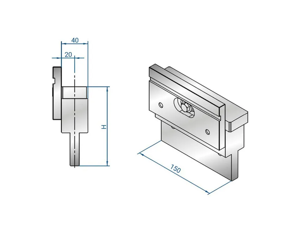 Part. No 4225 @ 150mm Adjustable Intermediate