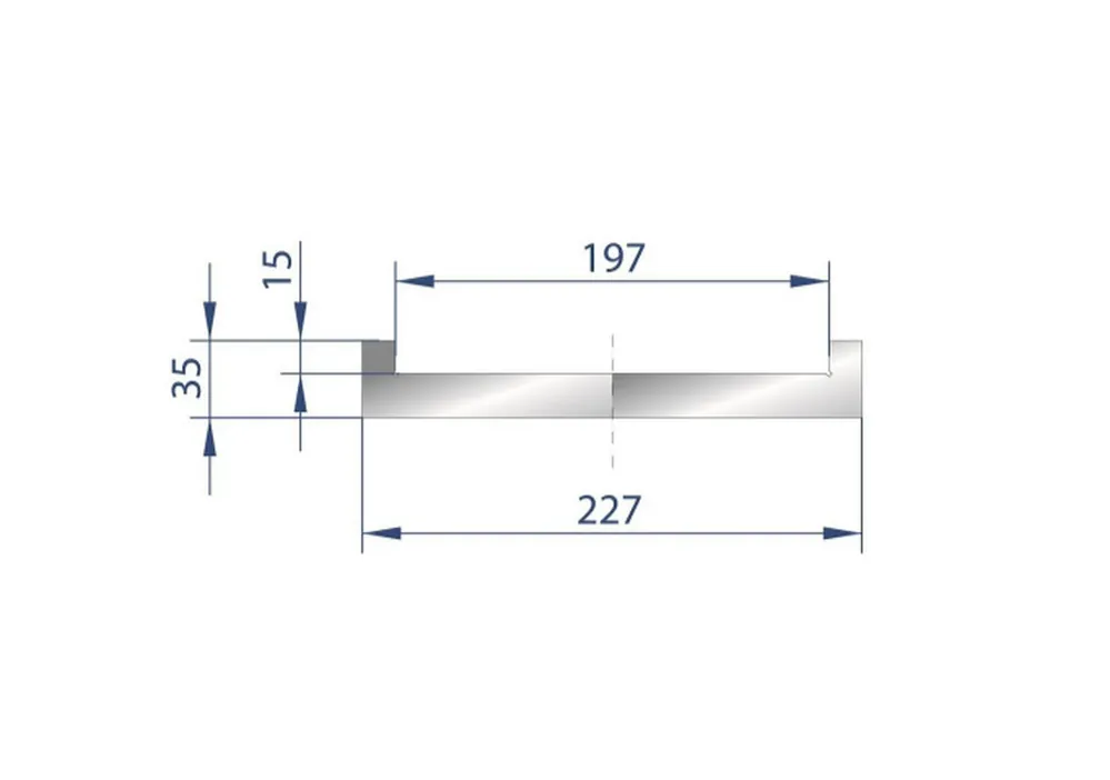 Part No. 9018 @ 2000mm Adapter for Adjustable Die Cod. 3190