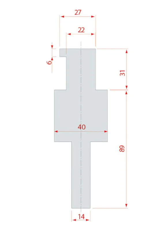 Part No. 4272 @ 150mm Upper Adapter