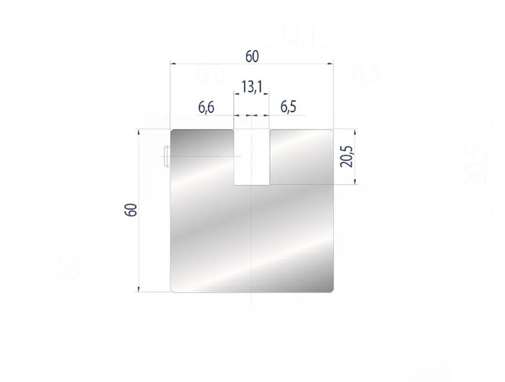 Part No. 4302 @ 500mm Lower Adapter