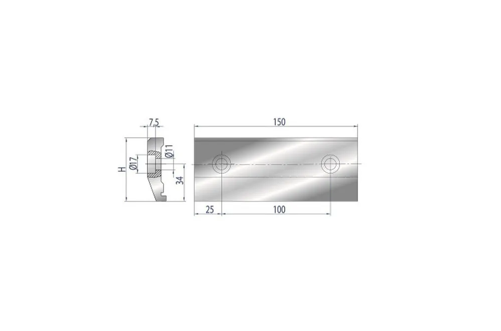 Part No. 5012 @ 150mm Safety Clamp with Dront Screws