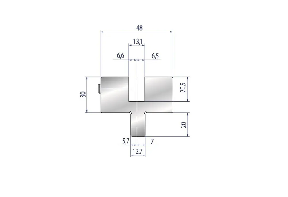 Part No. 4305 @ 1000mm Lower Adapter