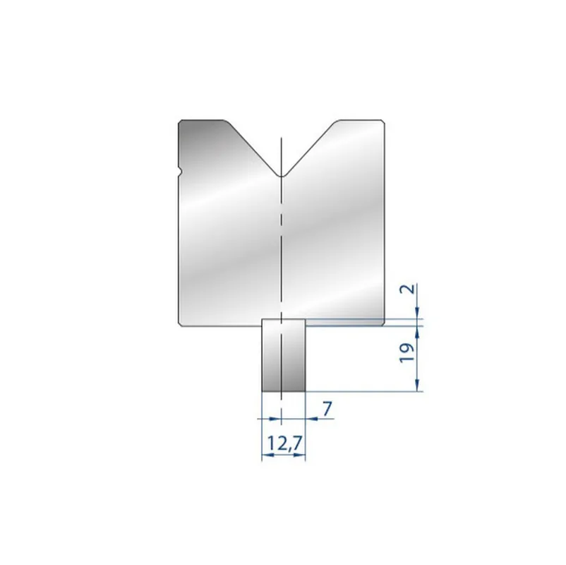 Part No. 8101 @ 412mm Tang on Request Base