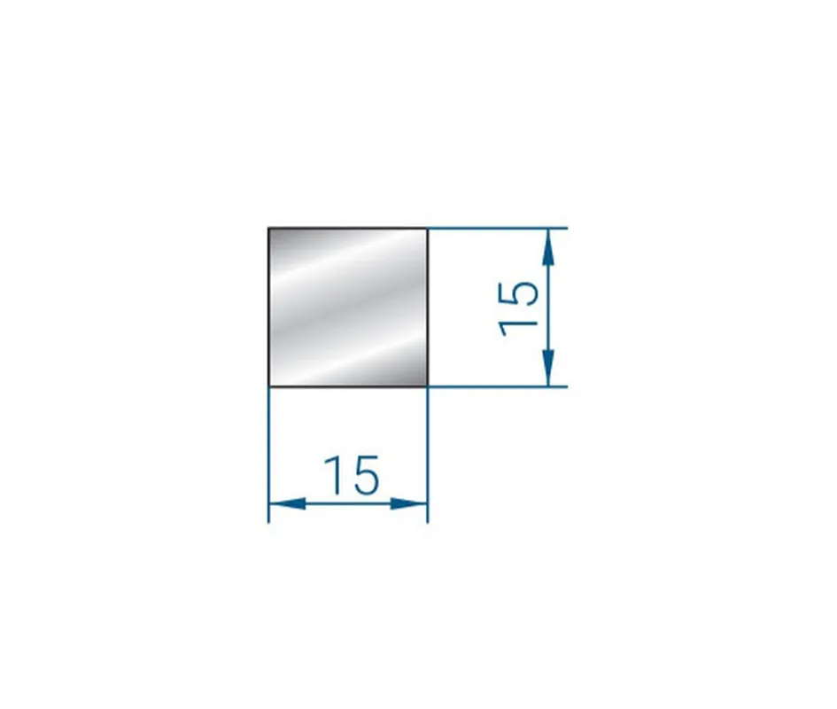 Part No. 8106 @ 835mm Drawn Square Bar