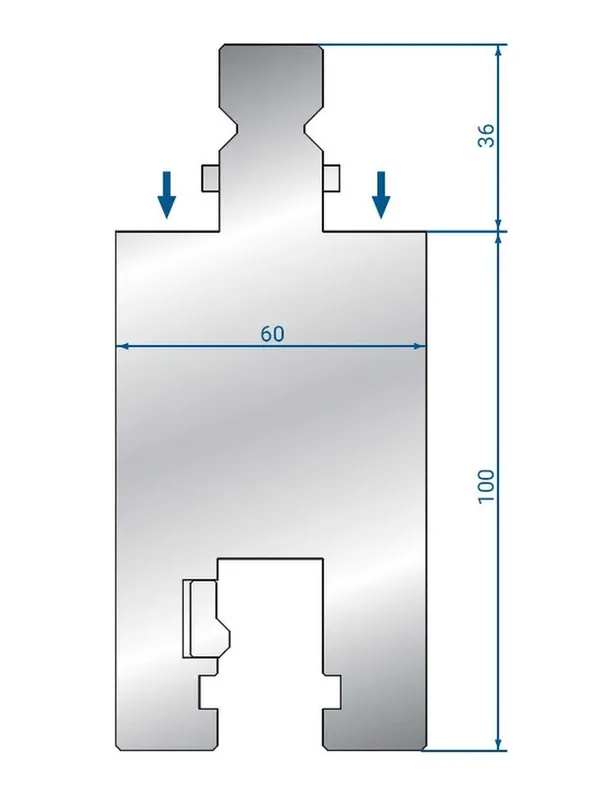 Part No. 4362 @ 150mm Upper Adapter