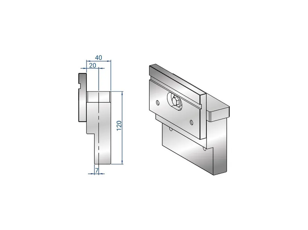 Part No. 4411 @ 150mm Heavy Duty Adjustable Intermediate