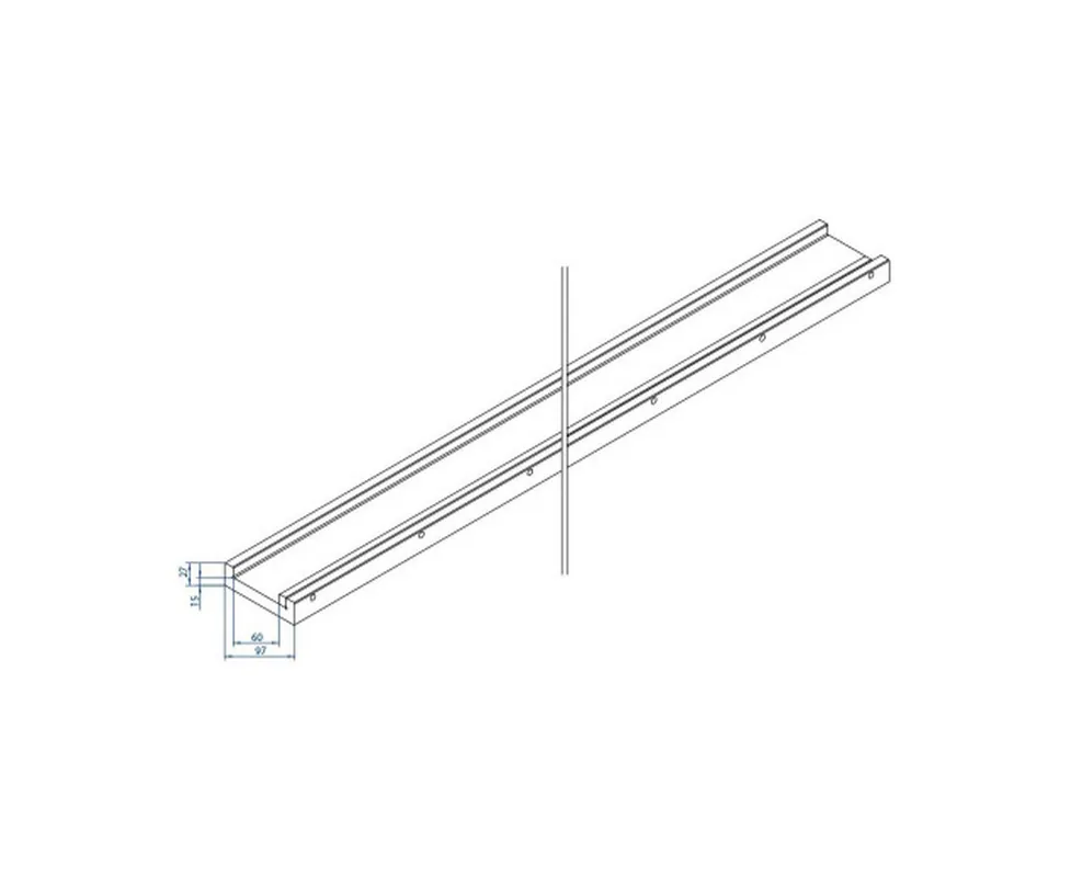 Part No. 9012 @ 3100mm Lower Die Holder