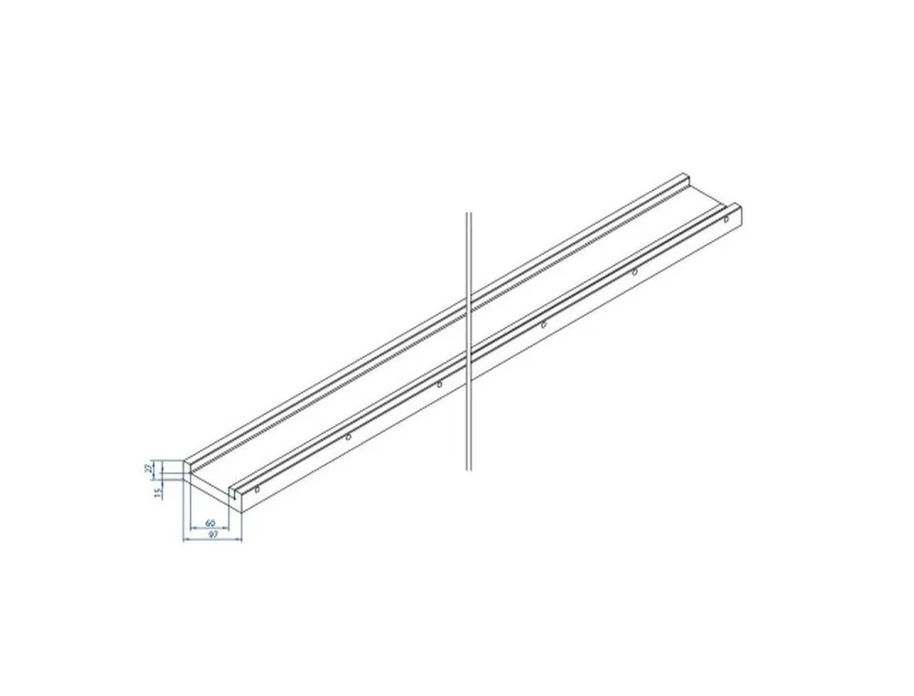 Part No. 9013 @ 4100mm Lower Die Holder