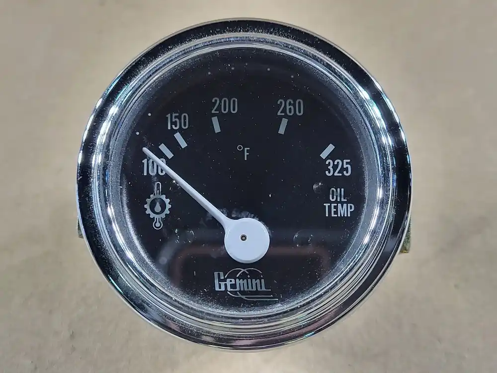 Oil Temperature Gauge 12V, 100-325F, 75045