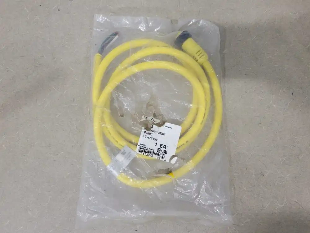6 ft 16/4 Cordset, 4 Pin Female, 41108