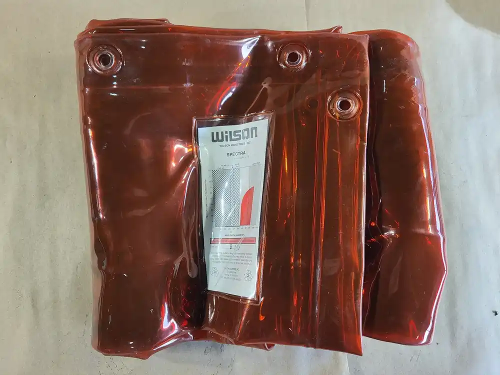 Welding Curtain 6848-28, 6ft x 8ft, Spectra Orange 40 Mil