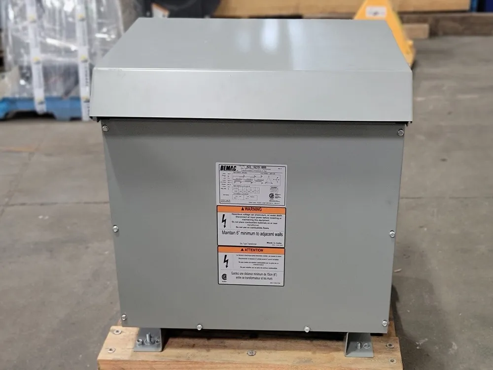 45 kVA Transformer, 600 Delta pri. volts, 208Y/120 sec. volts 423-5219-000