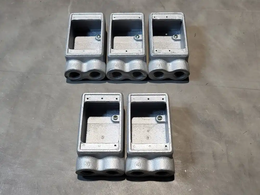 1/2" Condulet Device Box FSS1, 1 Gang (Box of 5)
