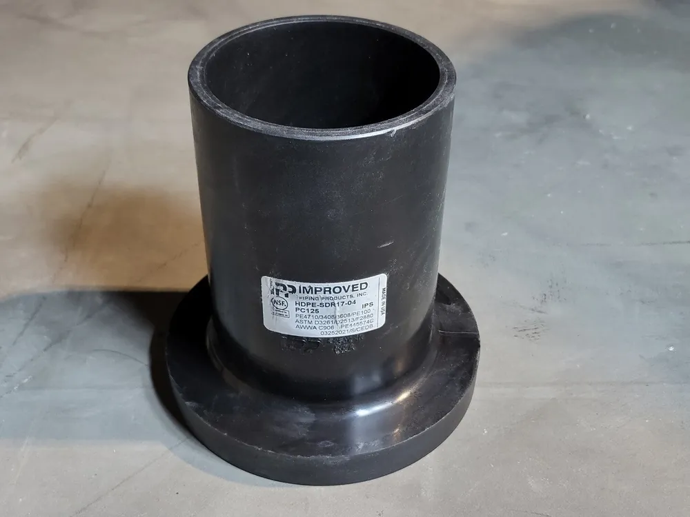 4" Flange Adapter HDPE-SDR17-04 PC125