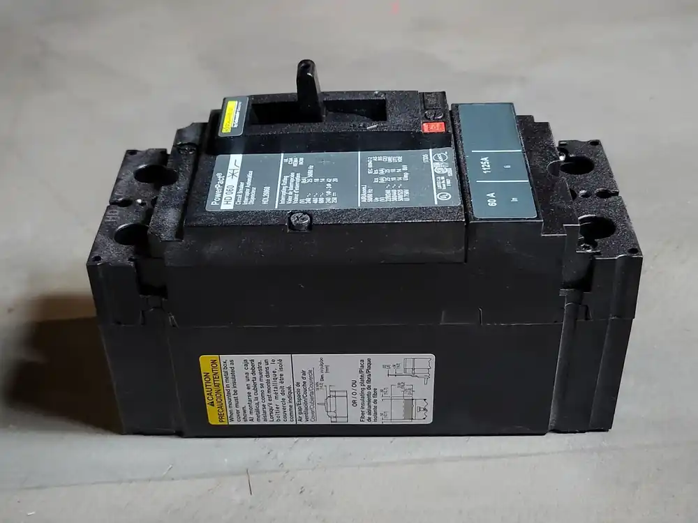 60 Amp, 2 Pole, 600 volts Circuit Breaker HDL26060
