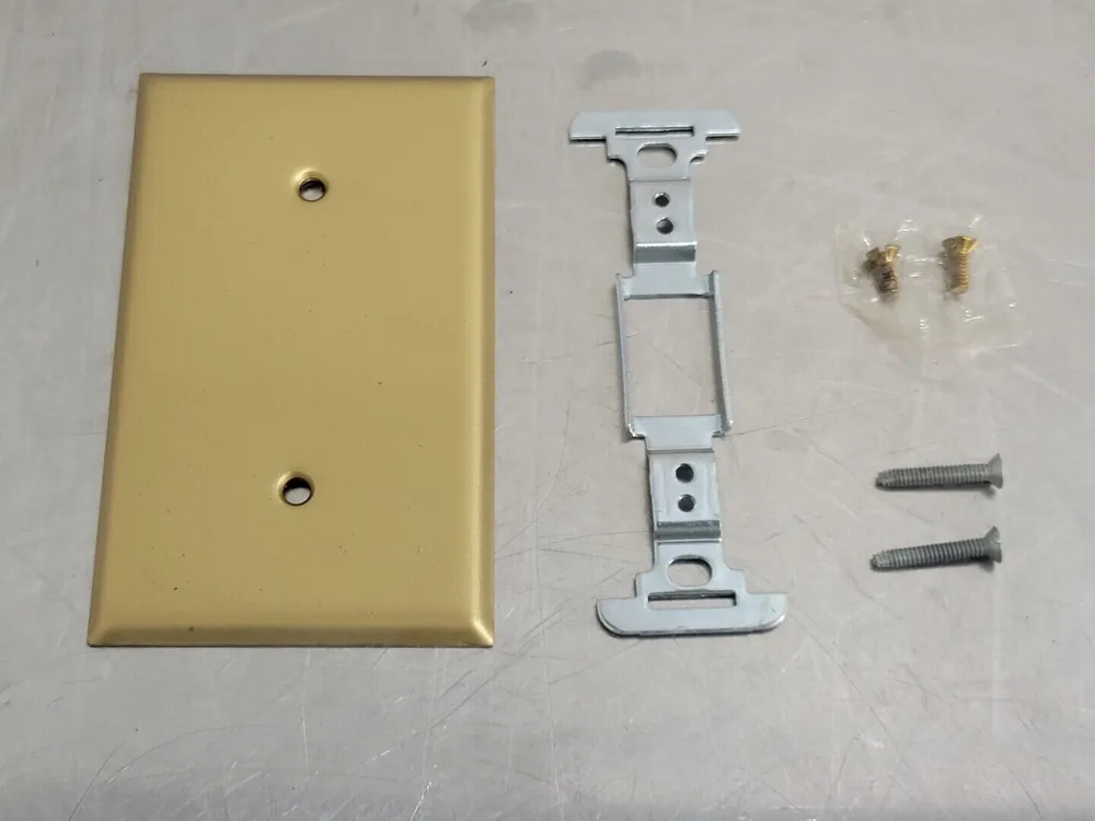 Brass Blank Wall Plate