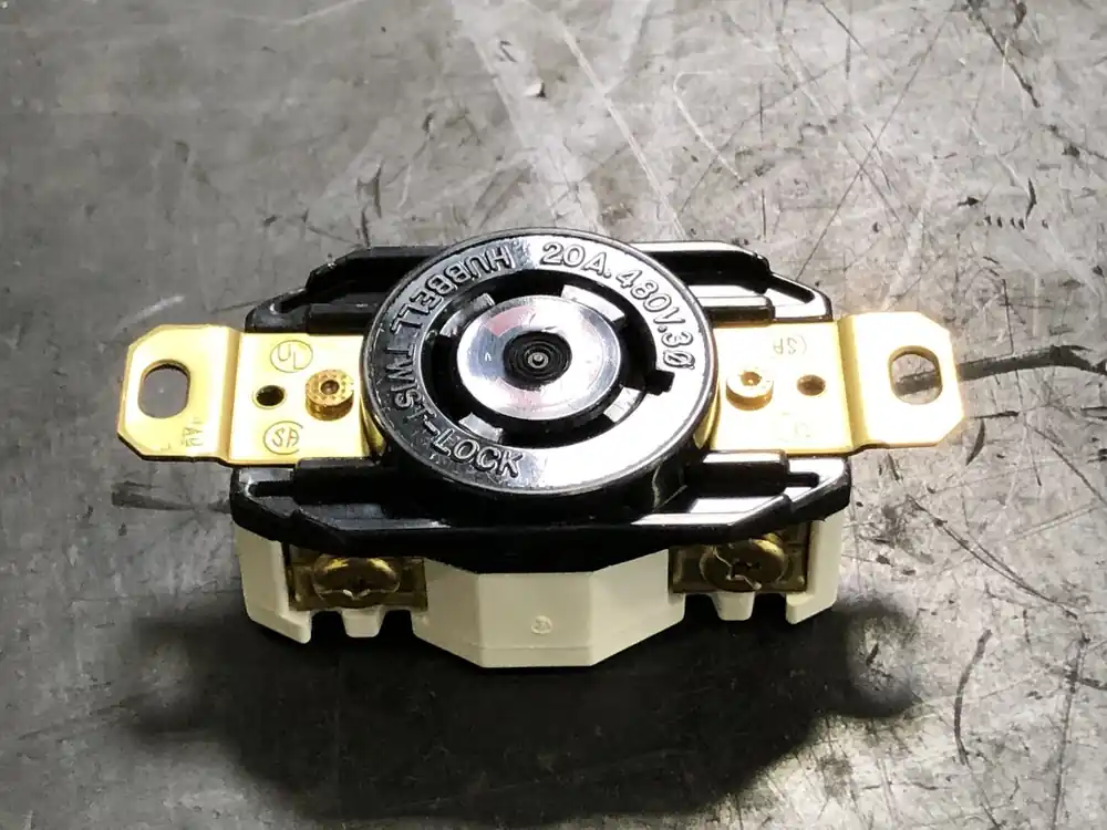 20 Amps 480 Volts Twist Lock Receptacle HBL2430