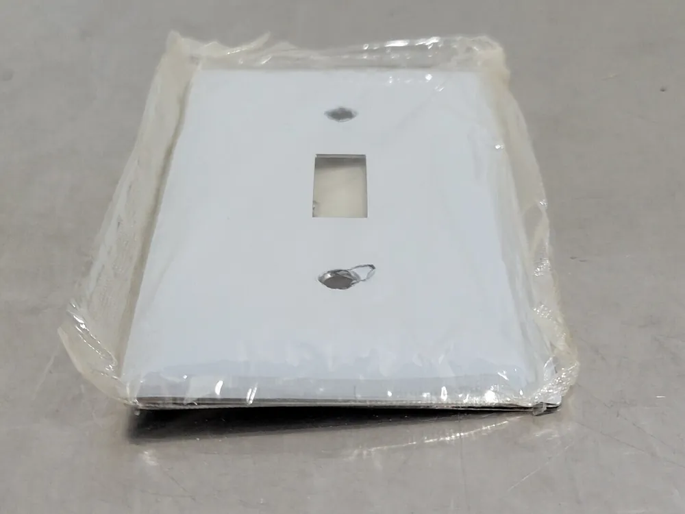 Stainless Steel Single Gang Toggle Switch Wall Plate SS1