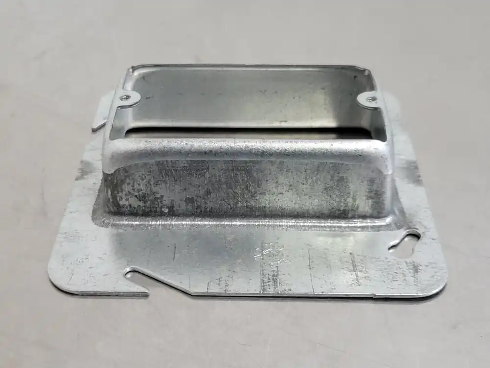 Galvanized Steel Cover 72C16 4-11/16" x 1-1/4" (Box of 10)