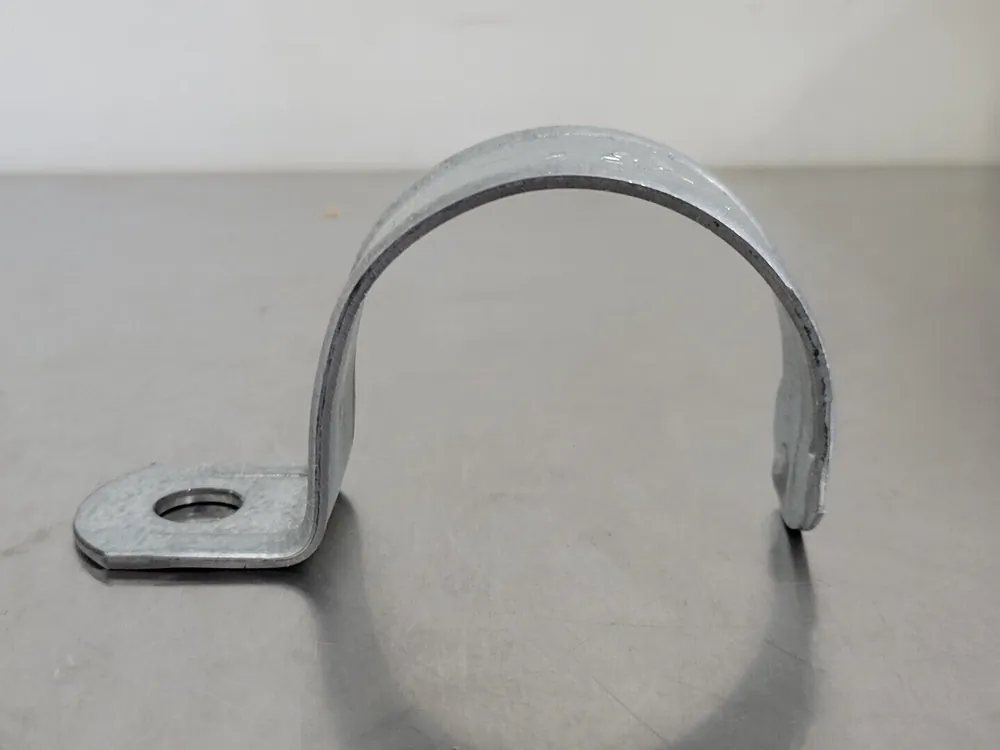 2" EMT 1-Hole Galvanized Steel Snap Strap TS106 (Box of 10)