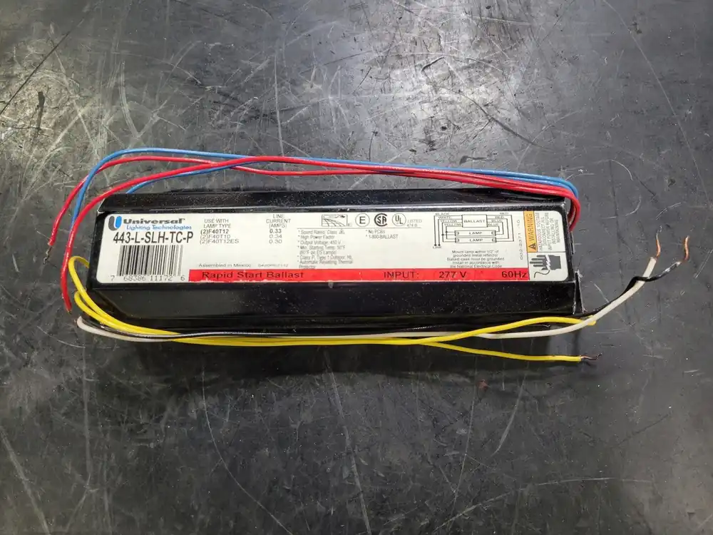 277 Volts 2 Lamps Rapid Start Ballast 443-L-SLH-TC-P