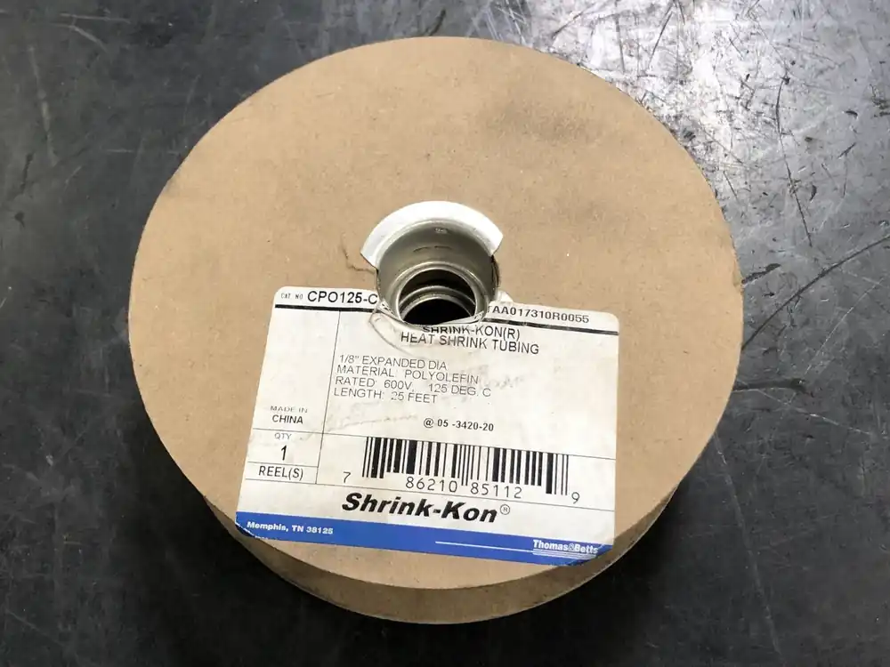 1/8" x 25ft Heat Shrink Tubing Clear CPO125-C-25