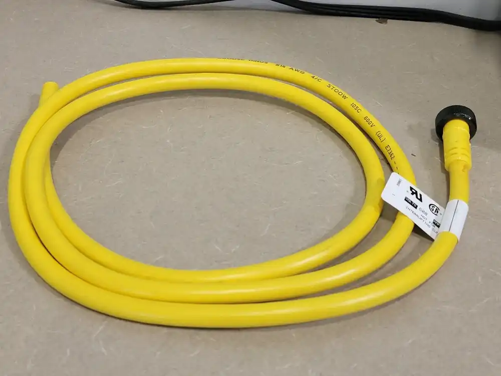 6FT Cable 16AWG 4C w/ Female Plug 600V 10A 5000110-4