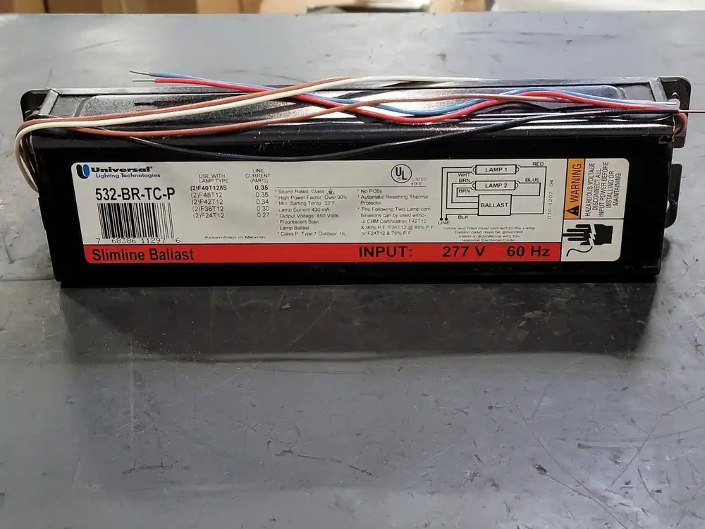 277 Volts 2 Lamps Slimline Ballast 532-BR-TC-P