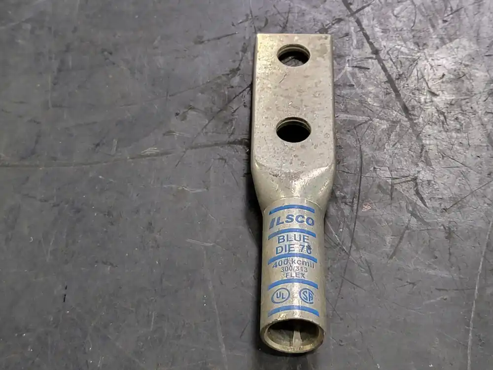 Compression Lug 400 kcmil 300/313 FLEX Blue DIE 76 CLND-400-12-134 (Bag of 2)