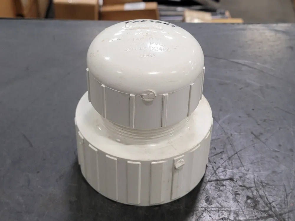 3" Pipe Assembly Cap 448-030 w/ PVC Fitting SCH 40