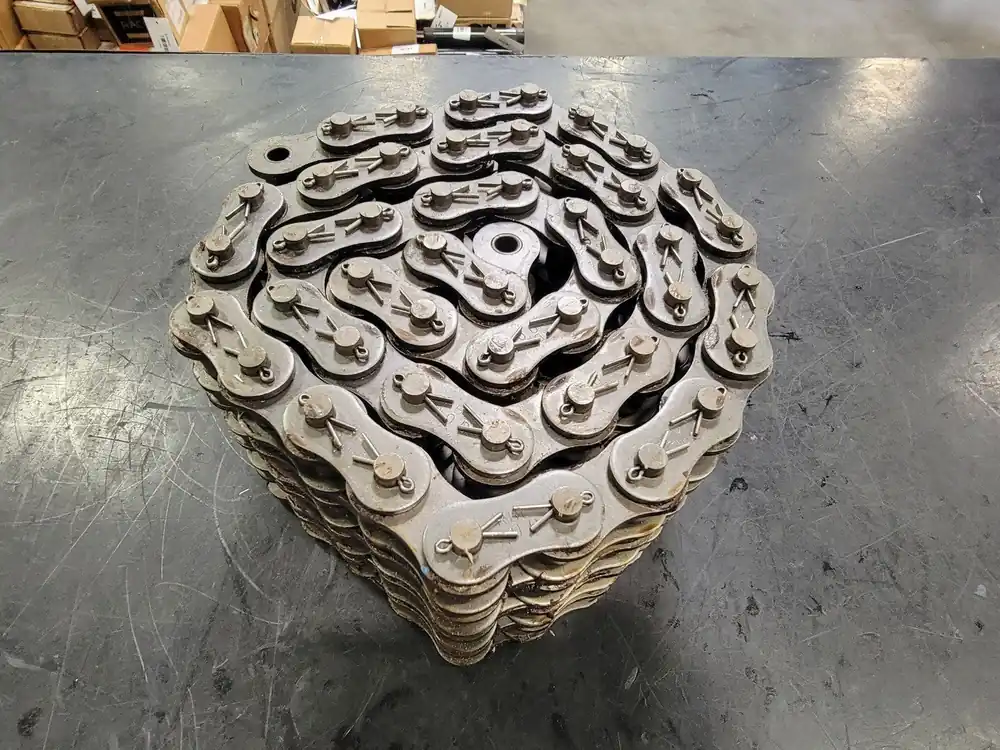 Cottered Roller Chain No. 100, 4 Strands, 5 ft