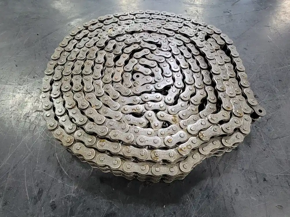 Riveted Roller Chain No. RS60, 1 Strand, 20ft